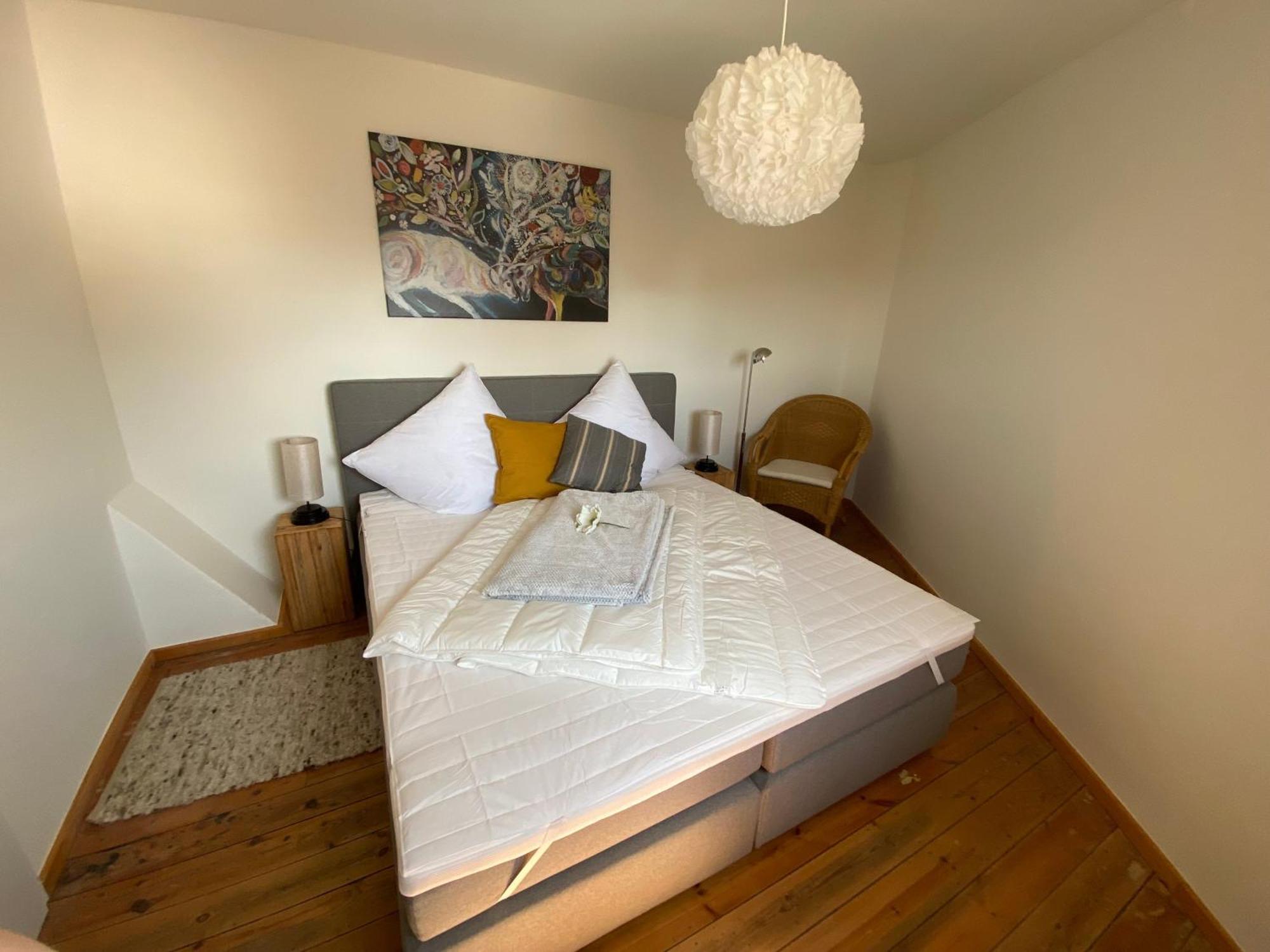 Ferienwohnung "Boddenland" Barth Esterno foto